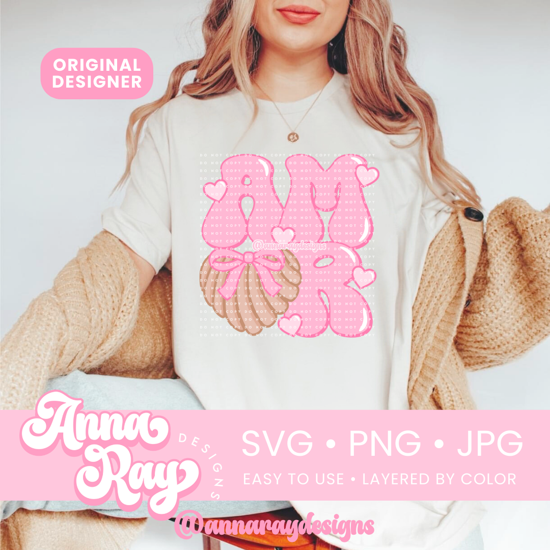 Amor Conchita Coquette SVG PNG JPG
