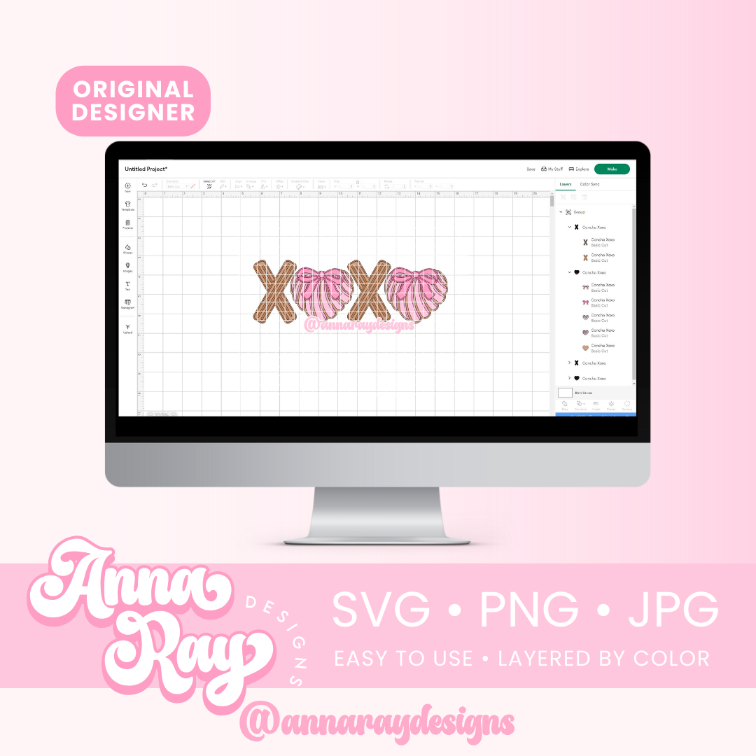 Concha Xoxo SVG PNG JPG