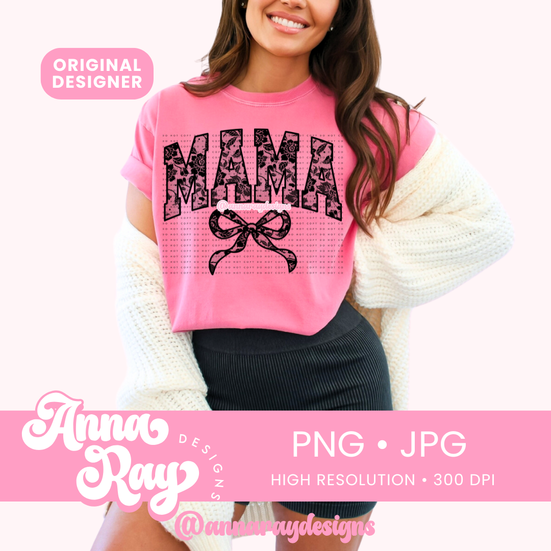Lace Mama Coquette PNG JPG