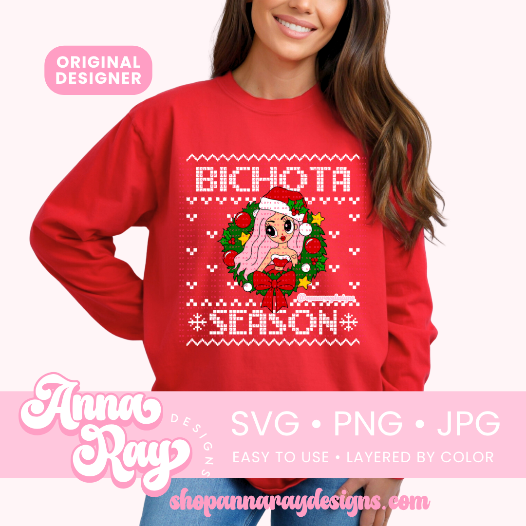 KG Bichota Season Sweater SVG PNG JPG