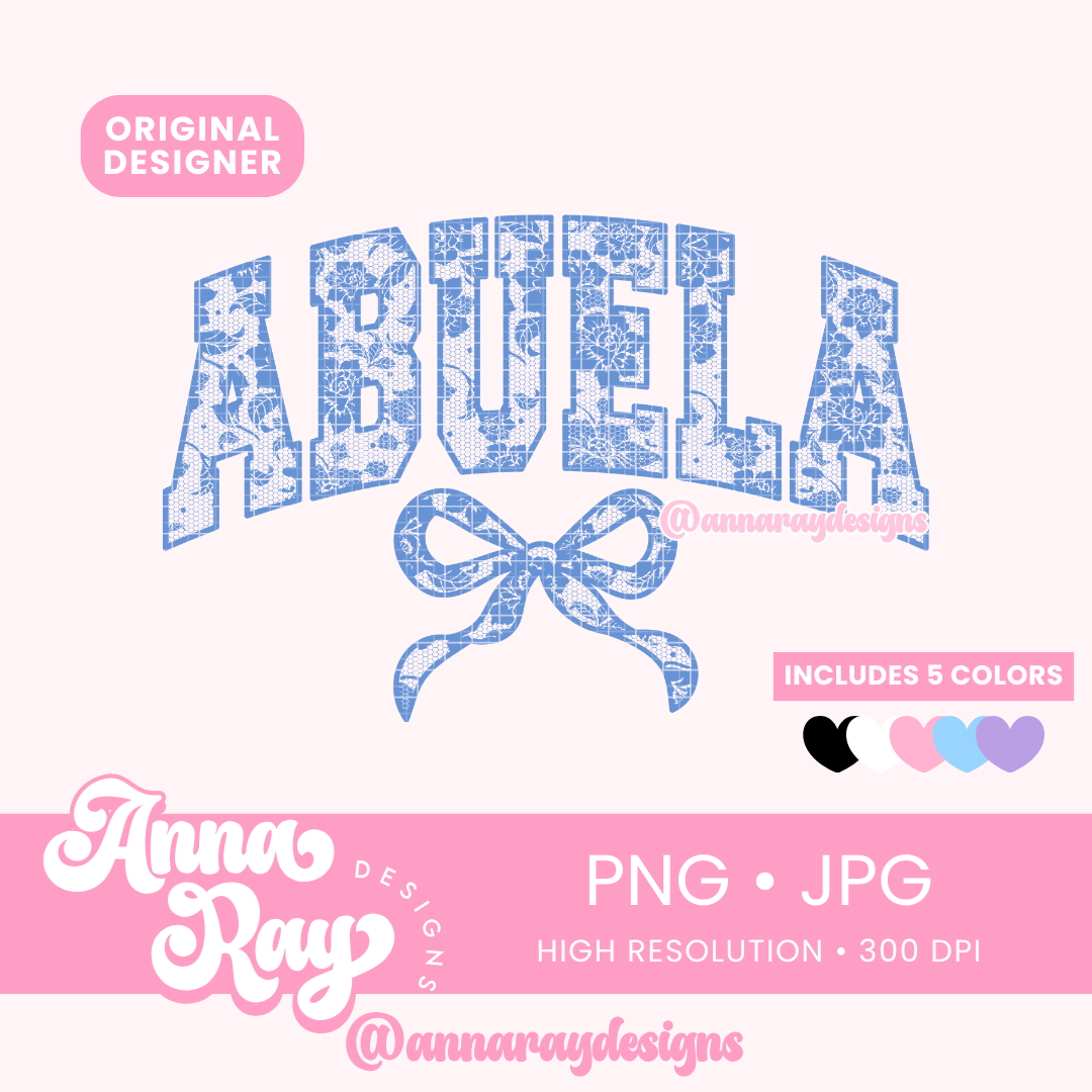 Lace Abuela Coquette PNG JPG