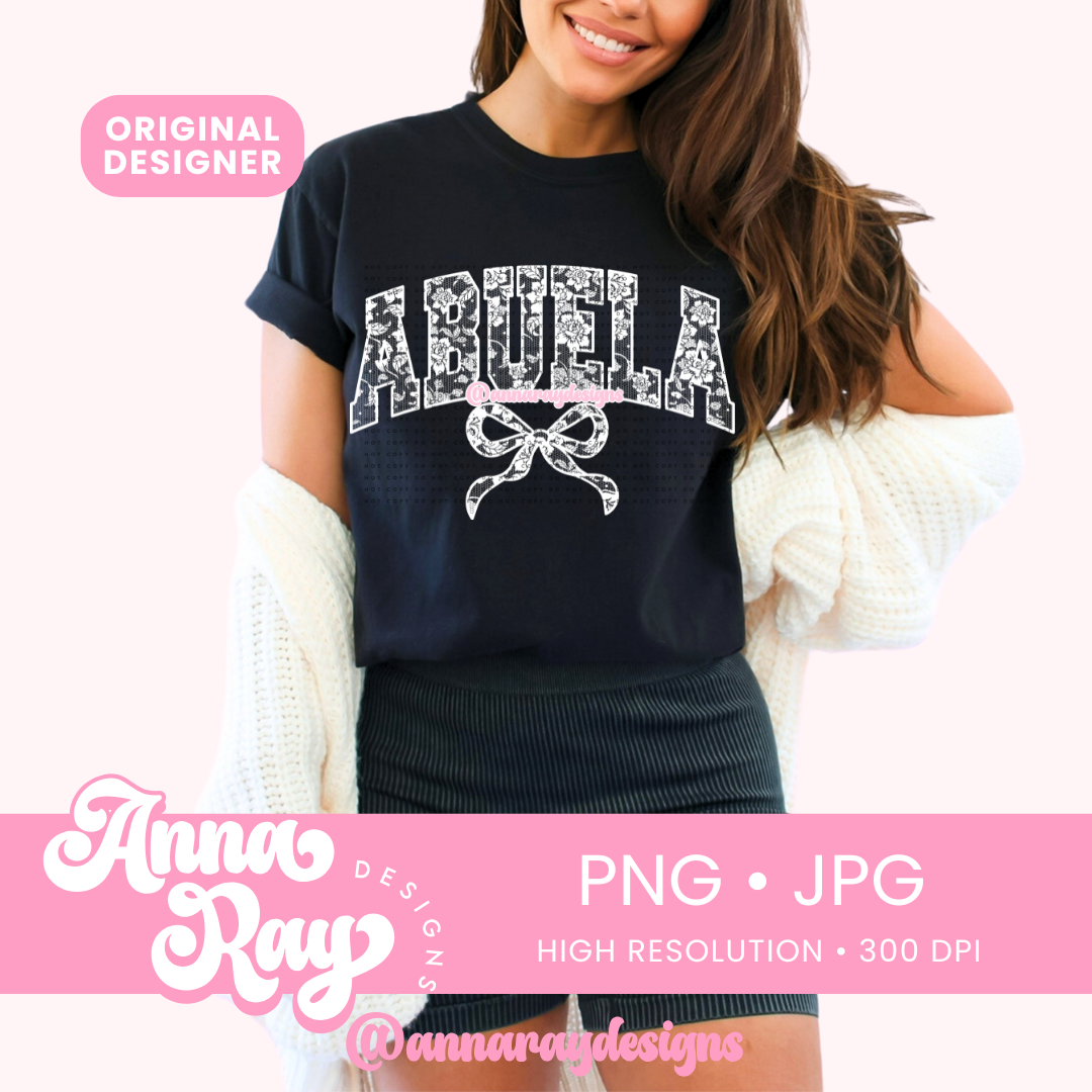 Lace Abuela Coquette PNG JPG