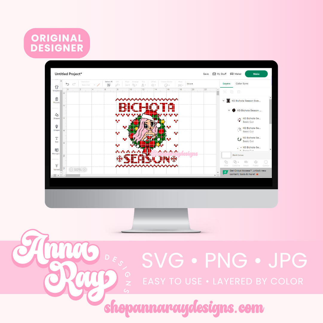 KG Bichota Season Sweater SVG PNG JPG