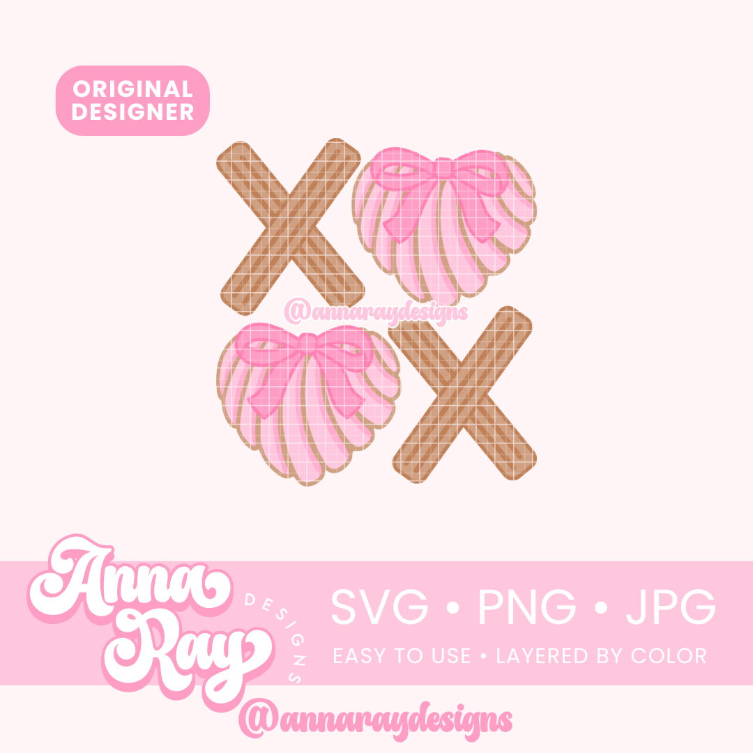 Pan Dulce Xoxo SVG PNG JPG