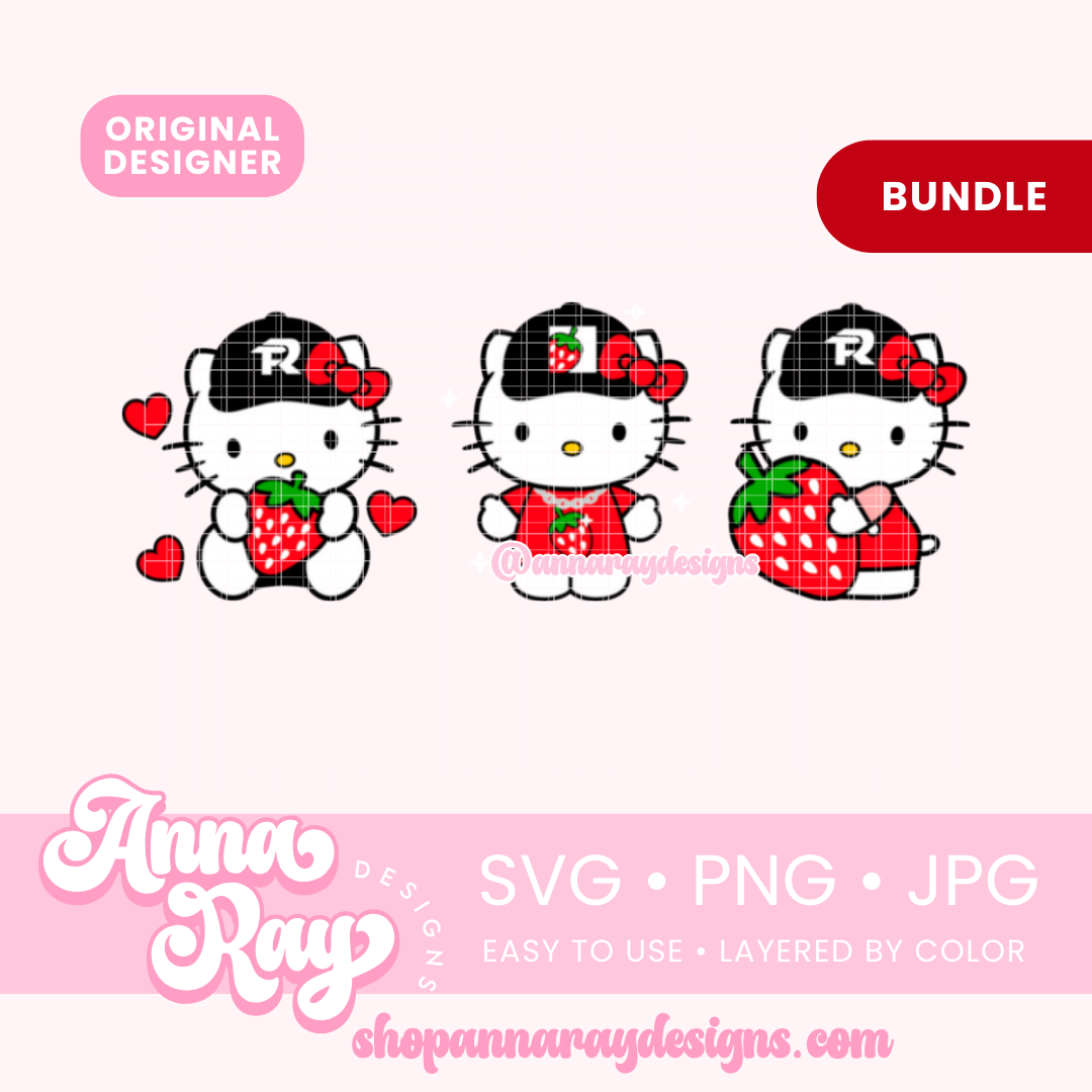 FR X HK Fresa Bundle SVG PNG JPG