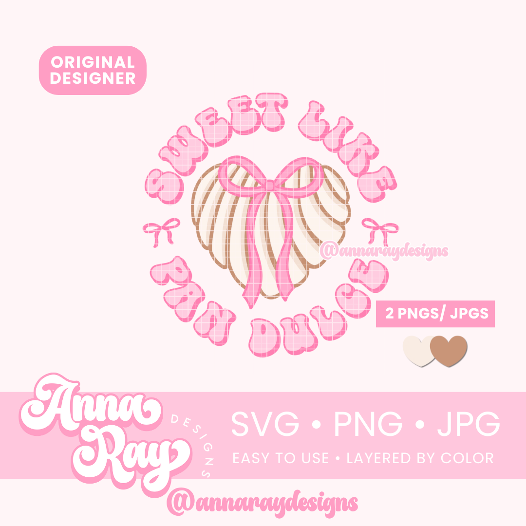 Coquette Sweet Like Pan SVG PNG JPG