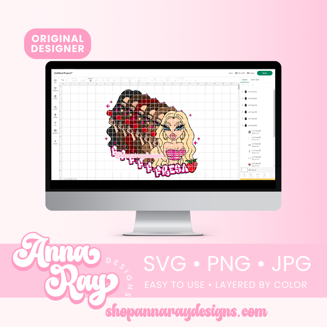 La Fresa SVG PNG JPG