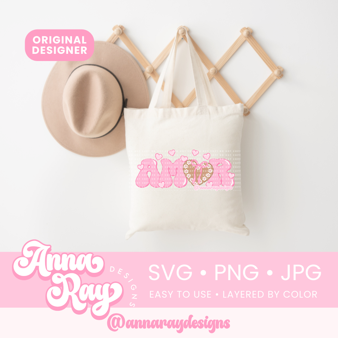 Amor Corazon De Barro SVG PNG JPG