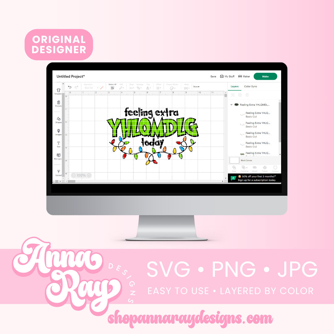 Feeling Extra YHLQMDLG Today SVG PNG JPG
