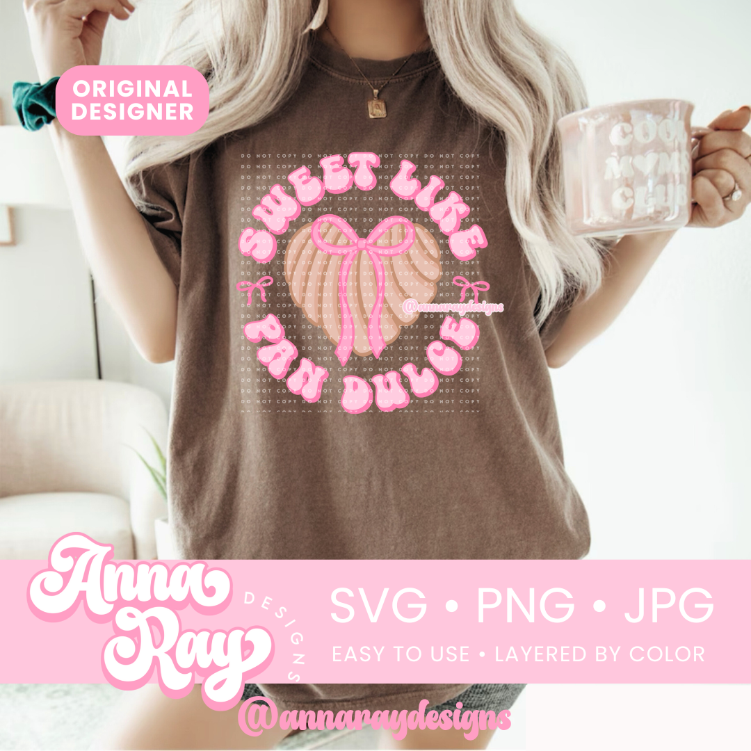 Coquette Sweet Like Pan SVG PNG JPG