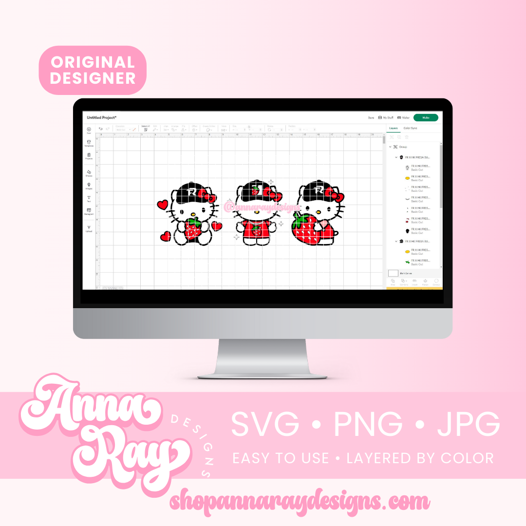FR X HK Fresa Bundle SVG PNG JPG