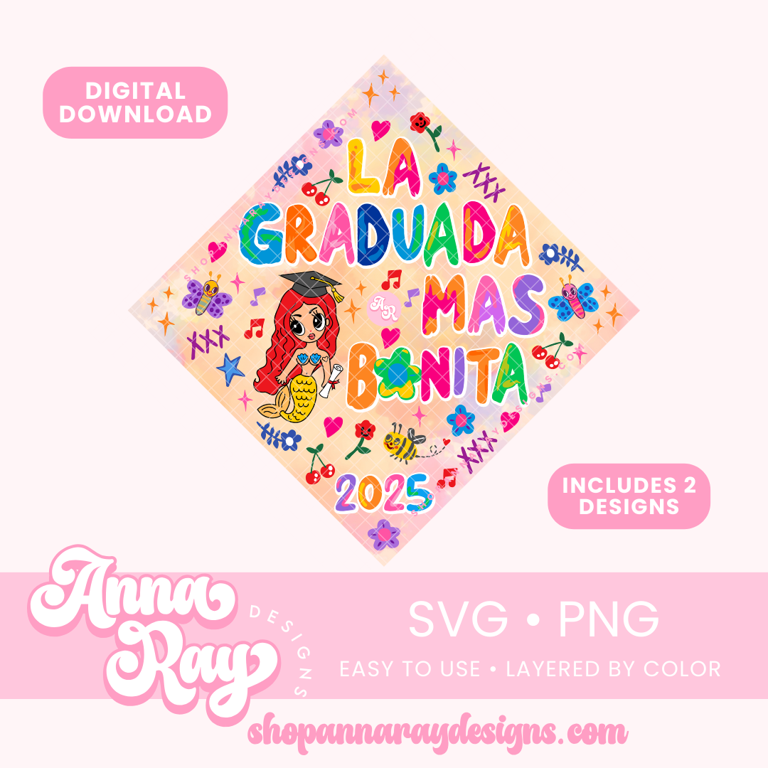 GC La Graduada Mas Bonita 2025 SVG PNG