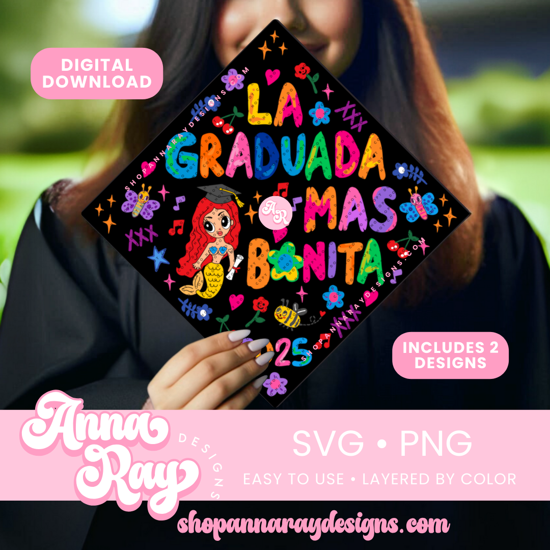 GC La Graduada Mas Bonita 2025 SVG PNG