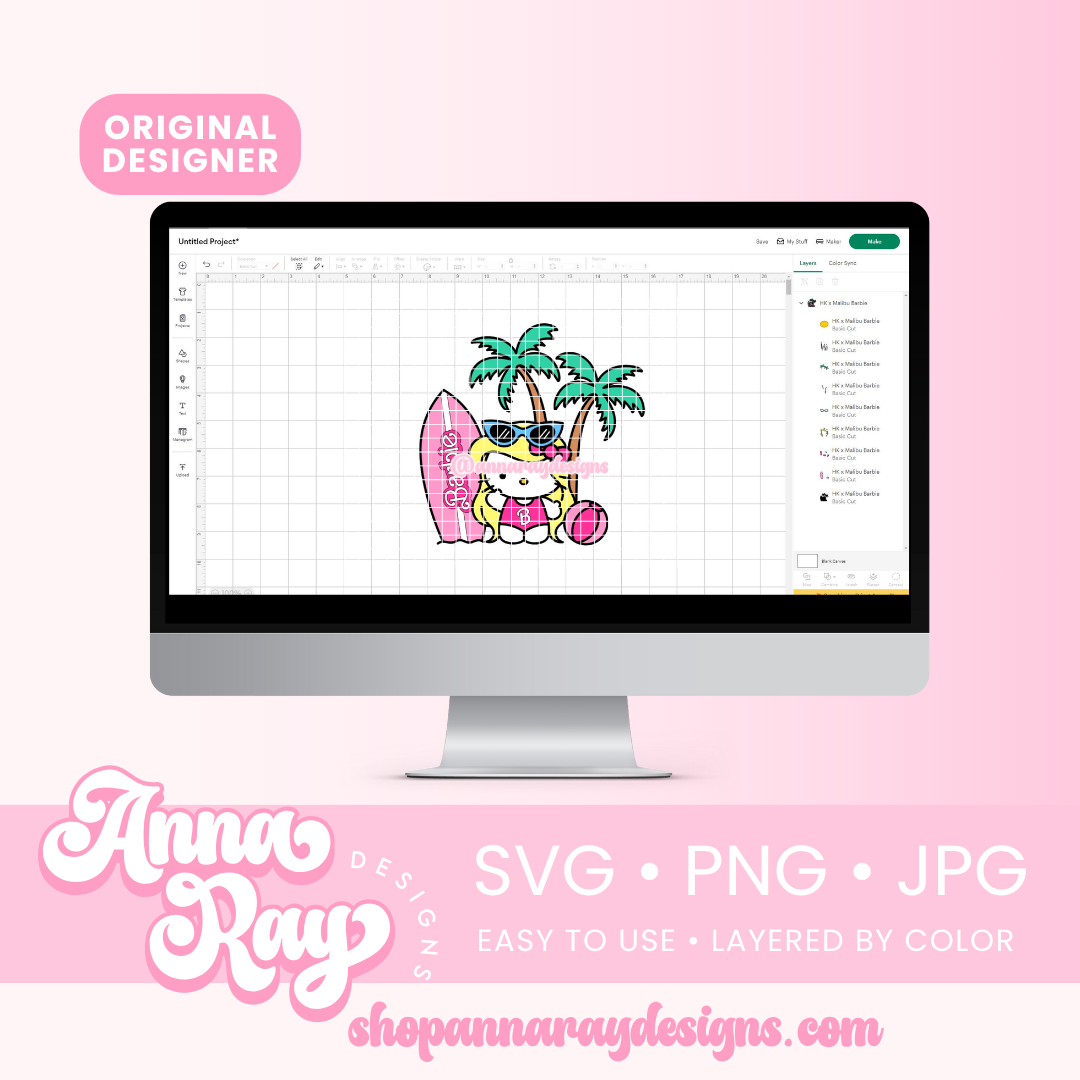 HK x Malibu Barbz SVG PNG JPG