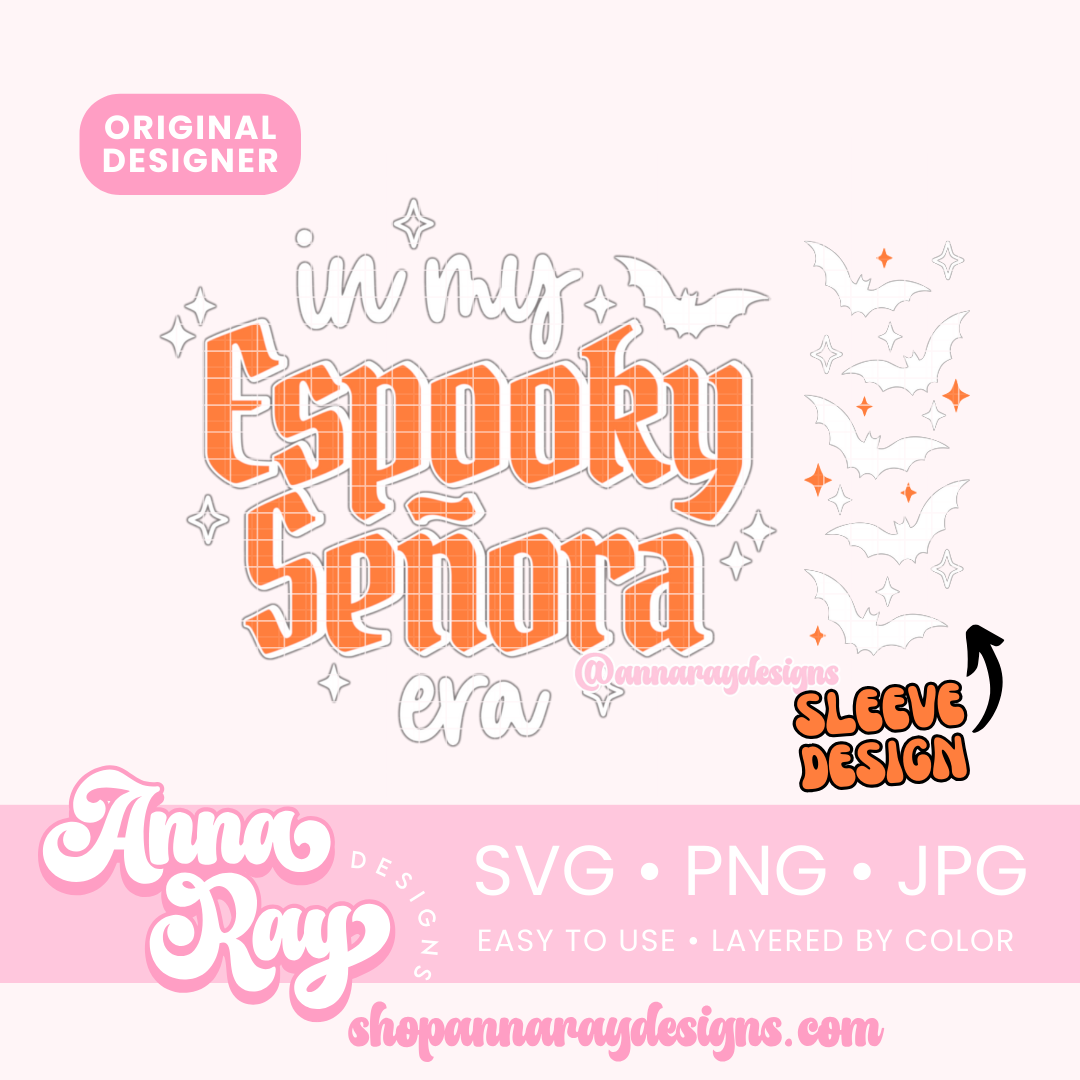 In My Espooky Señora Era w/Sleeve (White) SVG PNG JPG