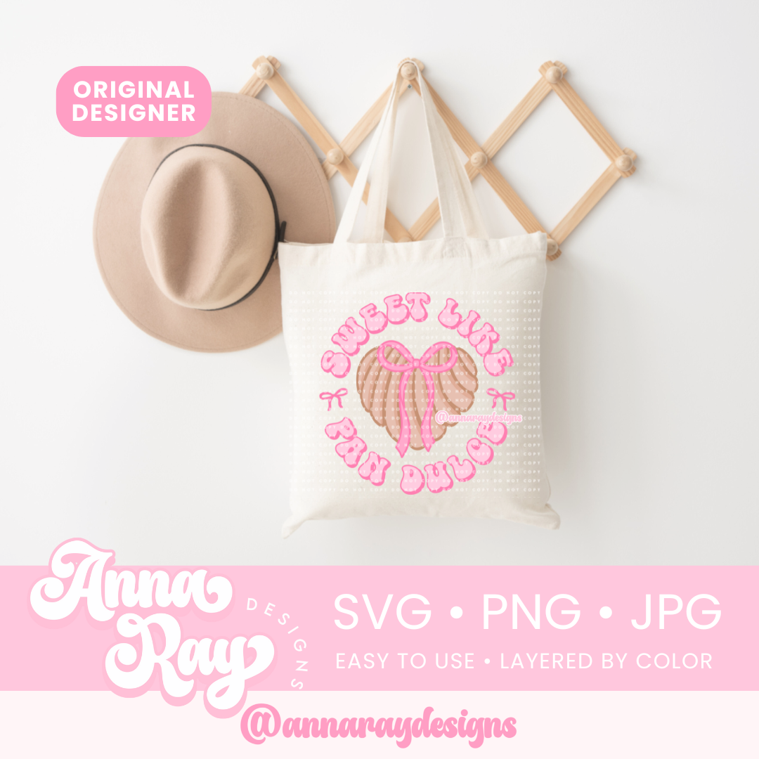 Coquette Sweet Like Pan SVG PNG JPG