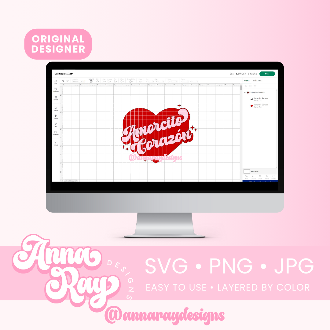 Amorcito Corazón SVG PNG JPG