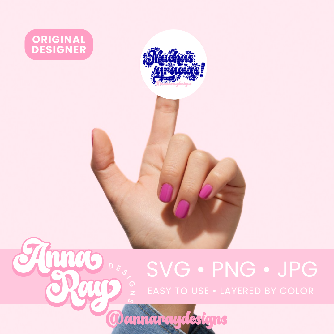 Muchas Gracias Talavera SVG PNG JPG