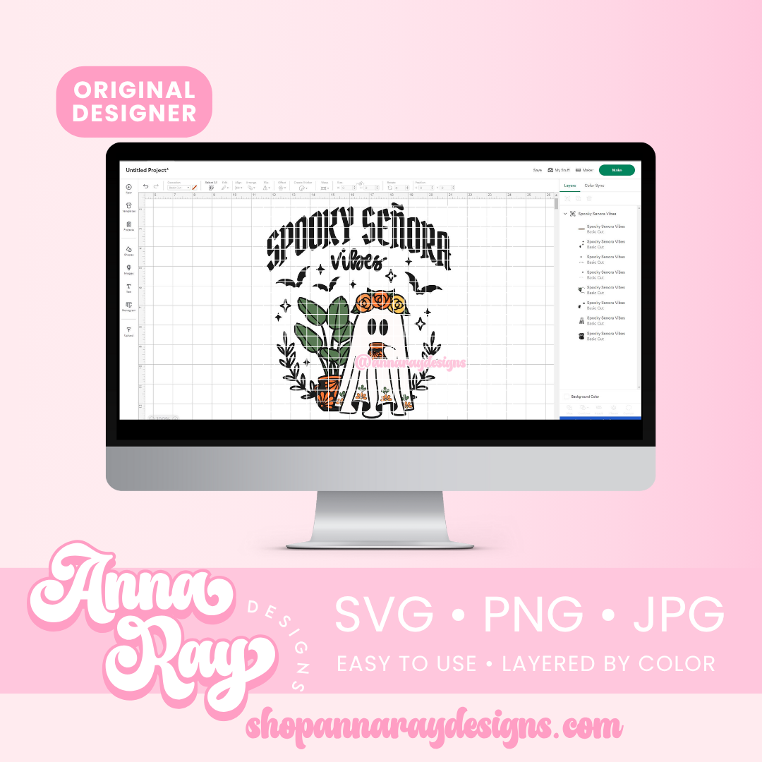 Spooky Señora Vibes SVG PNG JPG