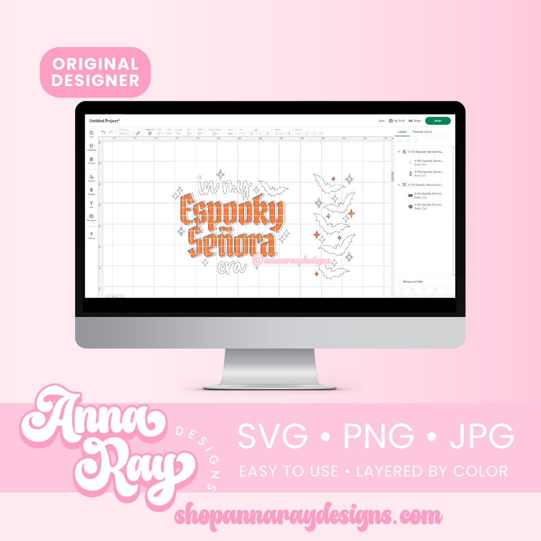In My Espooky Señora Era w/Sleeve (White) SVG PNG JPG