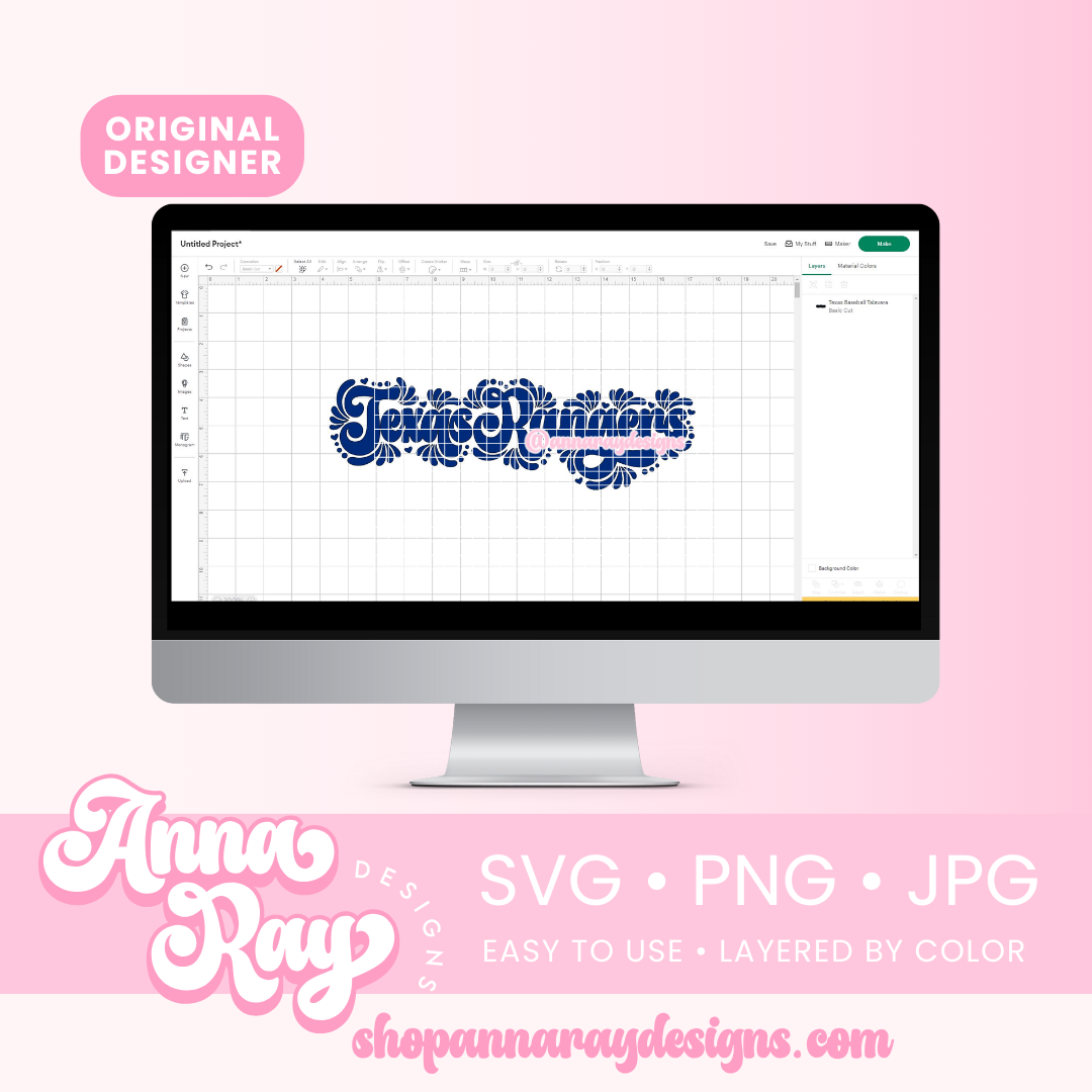 Texas Ranger Talavera SVG PNG JPG