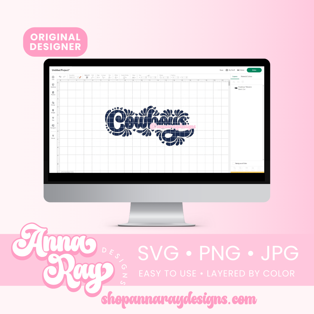 Cowboy Talavera SVG PNG JPG