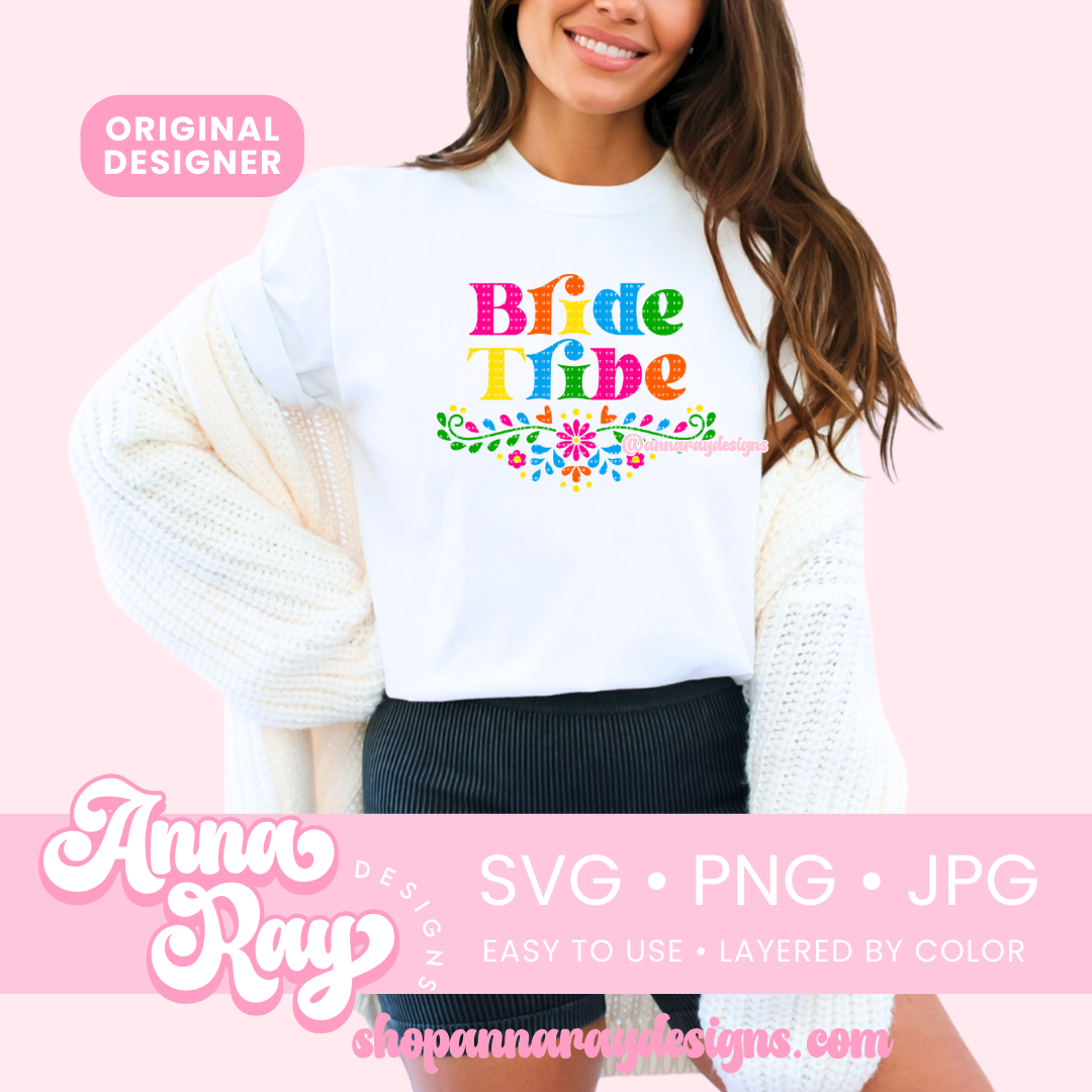 Floral Bride Tribe SVG PNG JPG