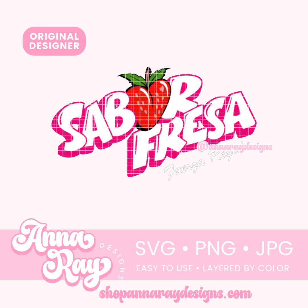 FR Sabor Fresa SVG PNG JPG