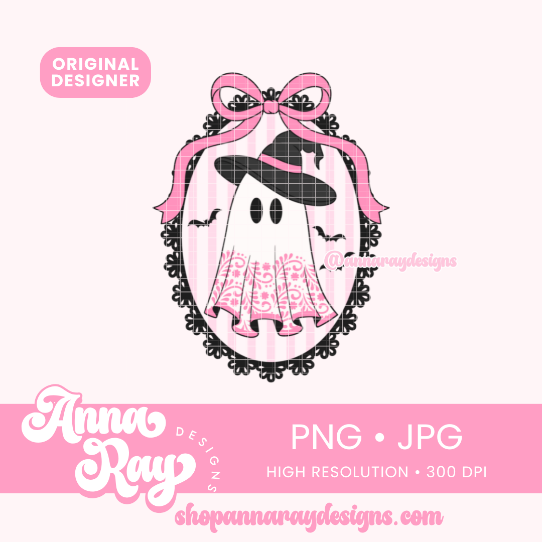 Pink Coquette Talavera Ghost PNG JPG