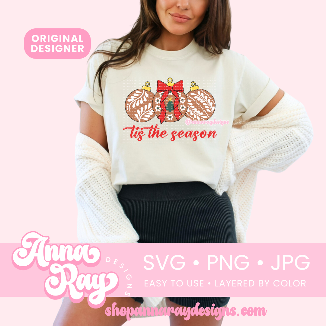 Tis The Season SVG PNG JPG