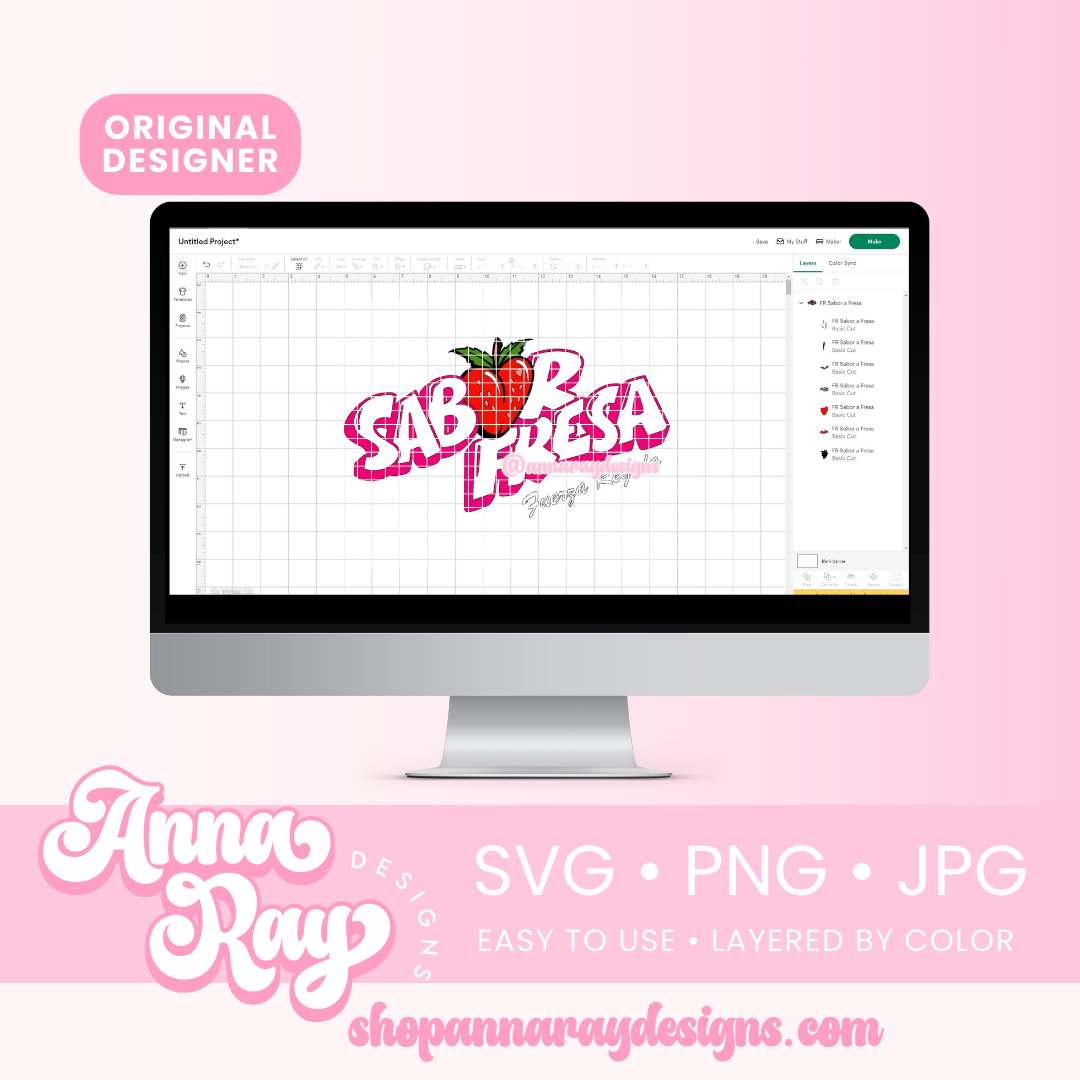 FR Sabor Fresa SVG PNG JPG