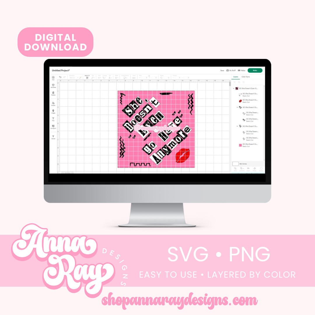 GC She Doesn't Even Go Here Anymore SVG PNG