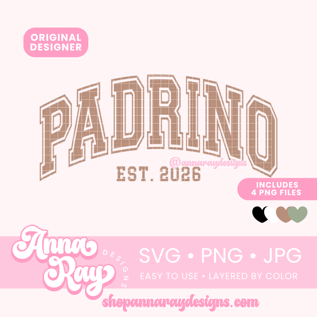 Padrino Est. 2026 SVG PNG JPG