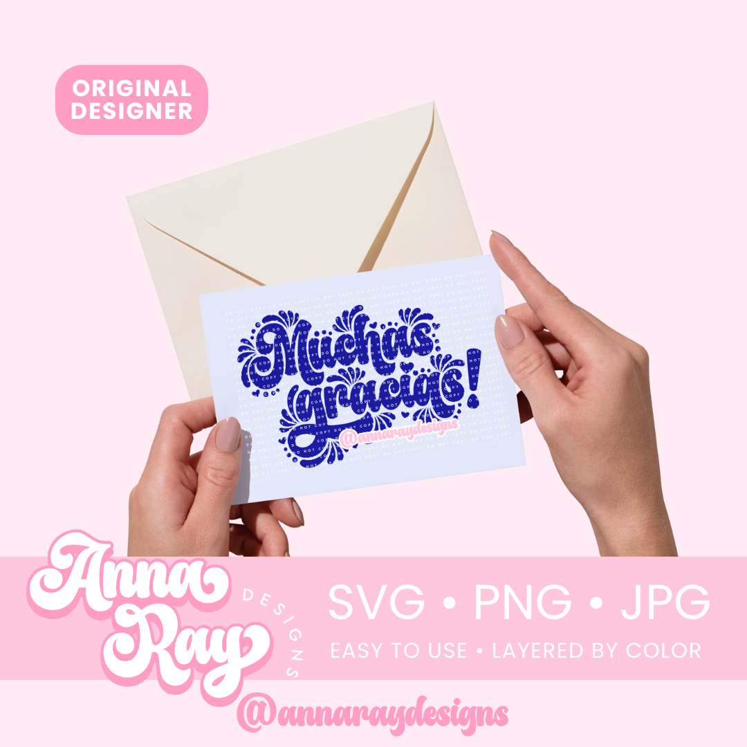 Muchas Gracias Talavera SVG PNG JPG