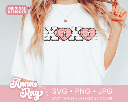 XOXO Benito Candy Hearts SVG PNG JPG