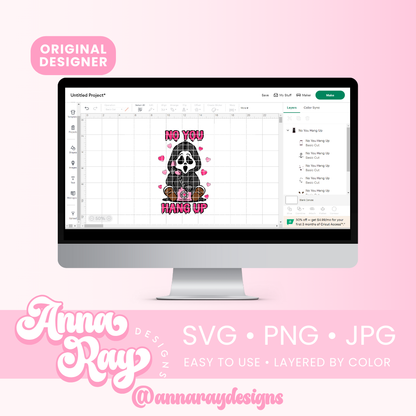 No You Hang Up SVG PNG JPG