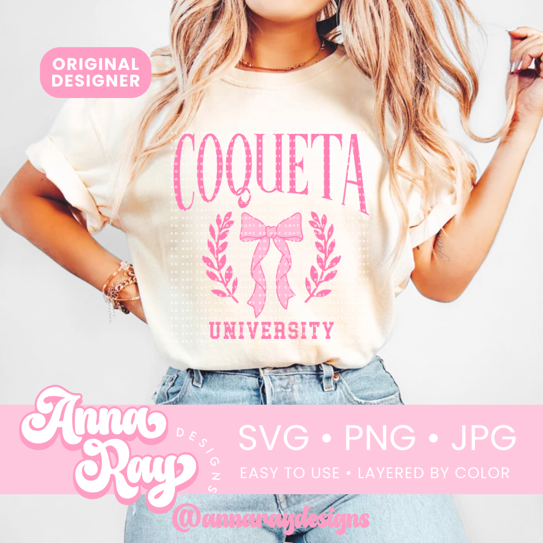 Coqueta University SVG PNG JPG