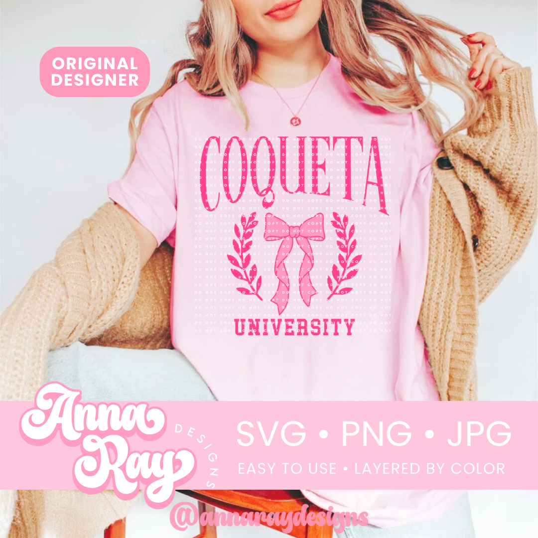 Coqueta University SVG PNG JPG