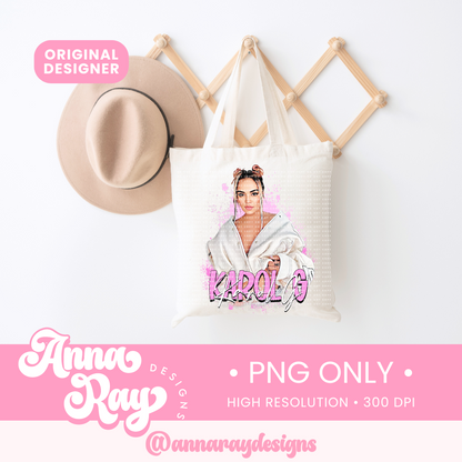 Pink Karol G PNG