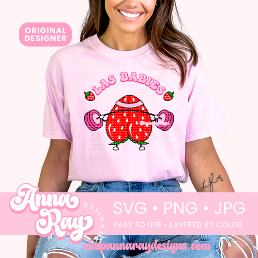 Las Babies Fresas SVG PNG JPG