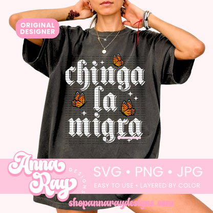 Chinga La Migra SVG PNG JPG