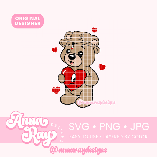 BB Is My Valentine Teddy SVG PNG JPG