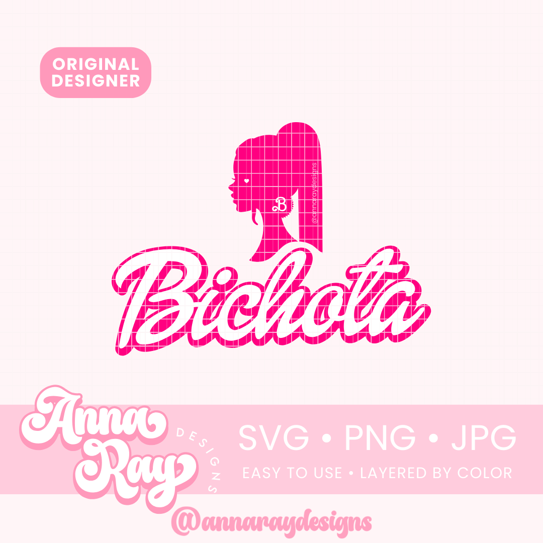 Bichota Princess Doll SVG PNG JPG