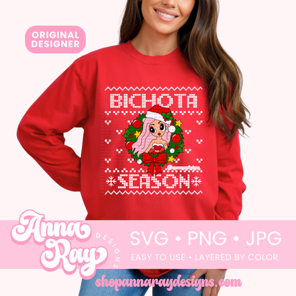 KG Bichota Season Sweater SVG PNG JPG