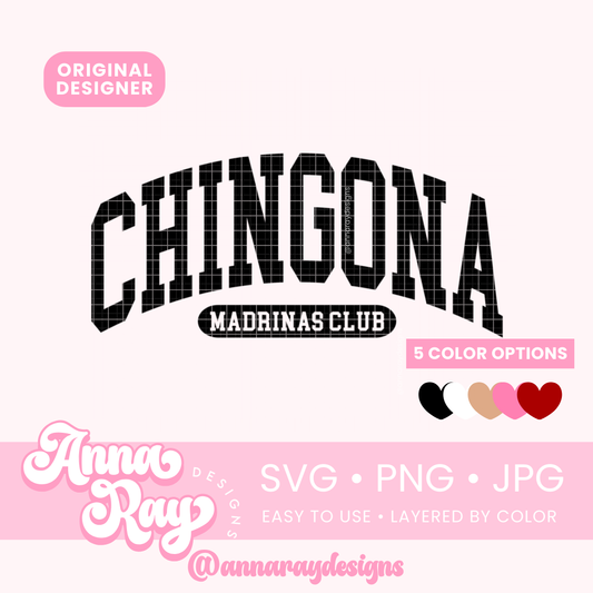 Chingona Madrina Club SVG PNG JPG