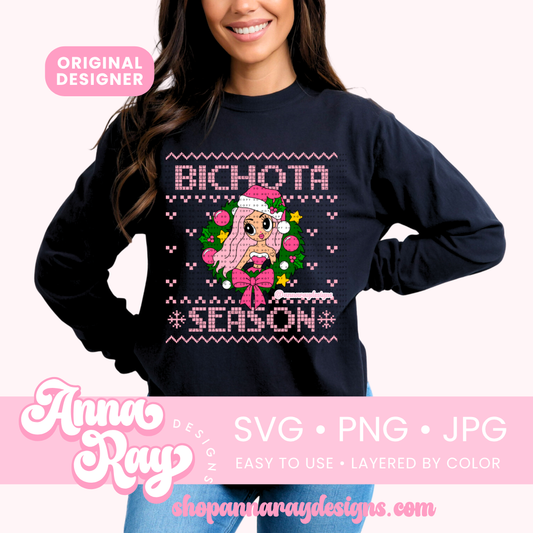 KG Bichota Season Sweater SVG PNG JPG