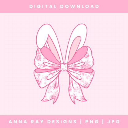 Toile Chinoiserie Bunny Pink