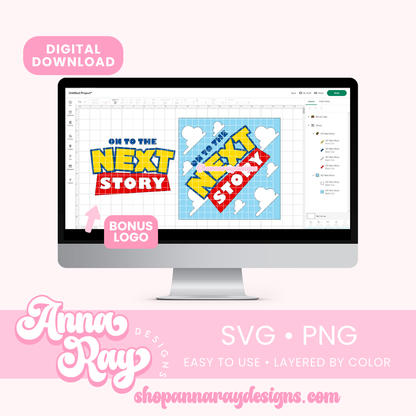GC On To The Next Story SVG PNG