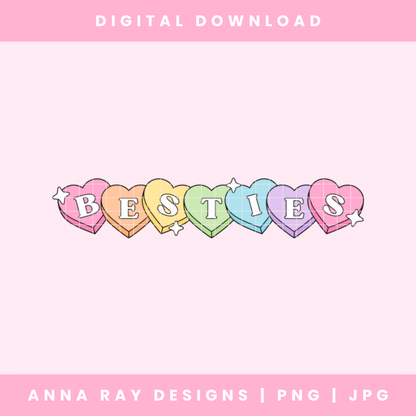 Besties Candy Hearts