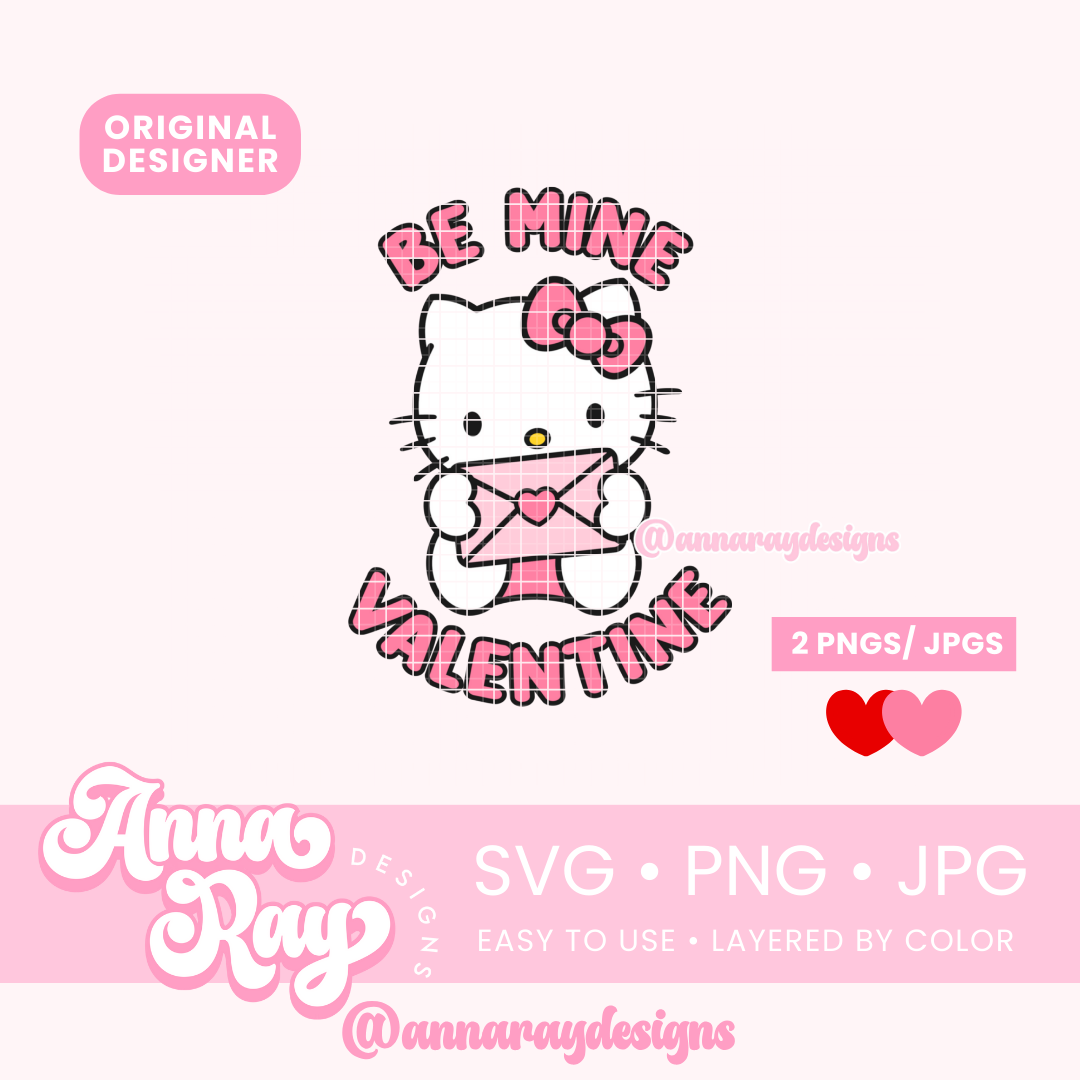 Be Mine Valentine SVG PNG JPG